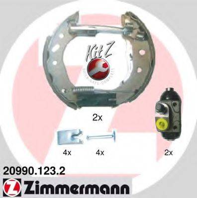 ZIMMERMANN 209901232 Комплект тормозных колодок