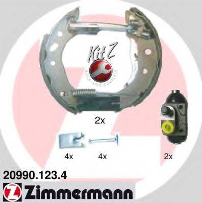 Комплект гальмівних колодок ZIMMERMANN 20990.123.4