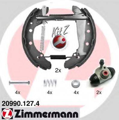 ZIMMERMANN 209901274 Комплект тормозных колодок