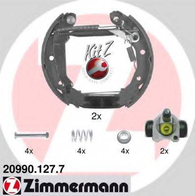 Комплект гальмівних колодок ZIMMERMANN 20990.127.7