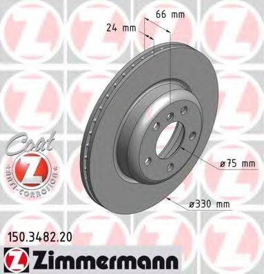 ZIMMERMANN 150348220 Тормозной диск