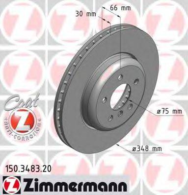 ZIMMERMANN 150348320 Тормозной диск