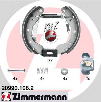 Комплект гальмівних колодок ZIMMERMANN 20990.108.2
