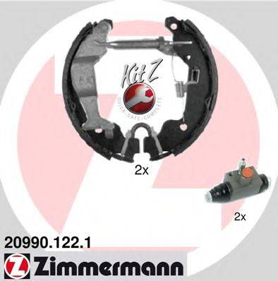 ZIMMERMANN 209901221 Комплект гальмівних колодок