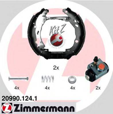 ZIMMERMANN 209901241 Комплект гальмівних колодок