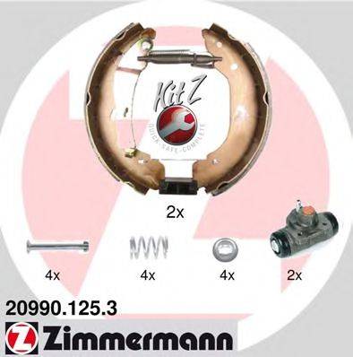 ZIMMERMANN 209901253 Комплект гальмівних колодок