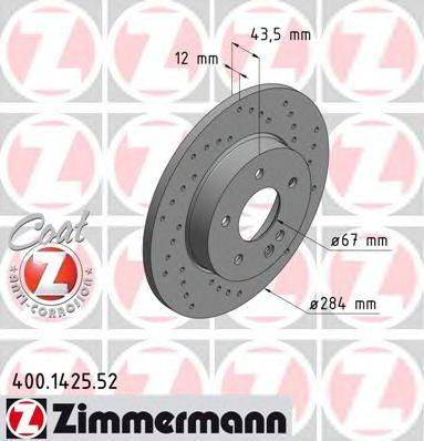 ZIMMERMANN 400142552 Тормозной диск