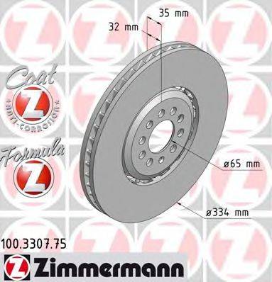 ZIMMERMANN 100330775 Тормозной диск