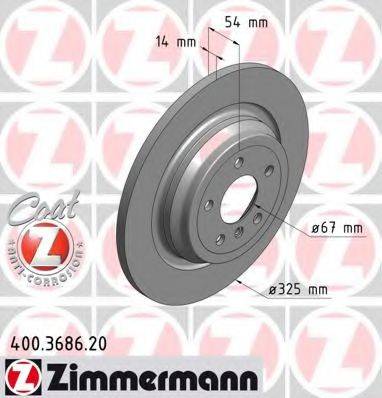 ZIMMERMANN 400368620 Тормозной диск