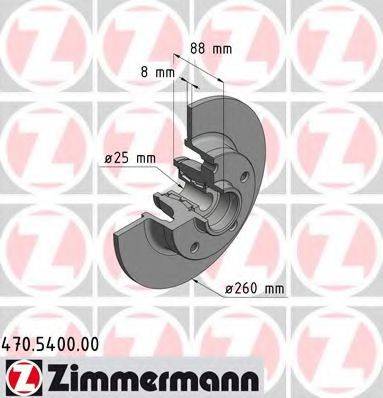 ZIMMERMANN 470540000 Тормозной диск