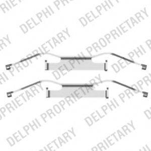 DELPHI LX0439 Комплектующие, колодки дискового тормоза