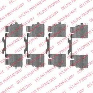 DELPHI LX0476 Комплектующие, колодки дискового тормоза