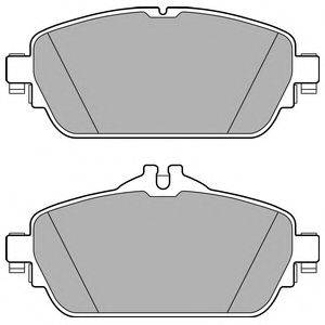 Комплект тормозных колодок, дисковый тормоз DELPHI LP2764