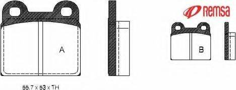 Комплект тормозных колодок, дисковый тормоз METZGER 1170691