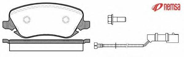 Комплект тормозных колодок, дисковый тормоз METZGER 1170755