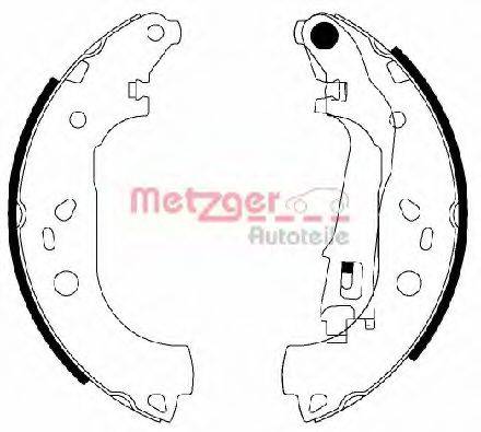 METZGER MG210 Комплект тормозных колодок
