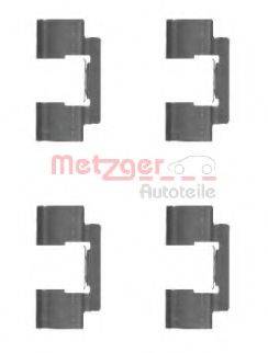 Комплектуючі, колодки дискового гальма METZGER 109-1732