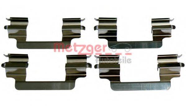 Комплектующие, колодки дискового тормоза METZGER 109-1779