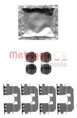 Комплектуючі, колодки дискового гальма METZGER 109-1810