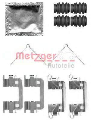 Комплектуючі, колодки дискового гальма METZGER 109-1811