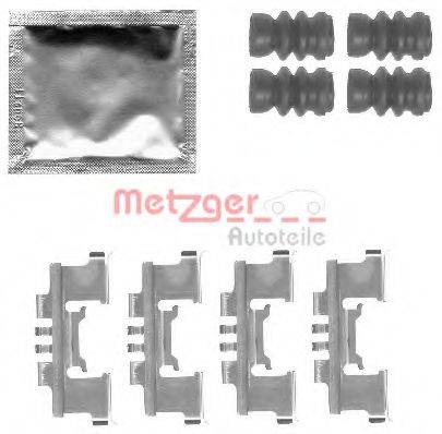 Комплектующие, колодки дискового тормоза METZGER 109-1812