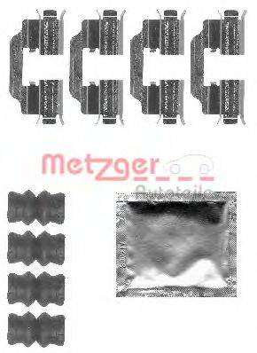 Комплектуючі, колодки дискового гальма METZGER 109-1832