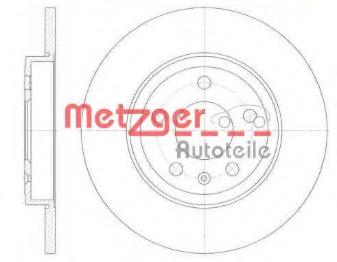 METZGER 6101100 Тормозной диск