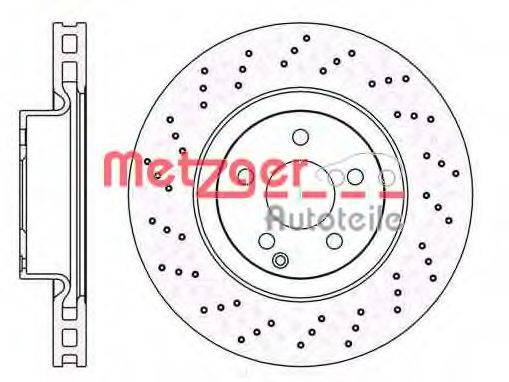 Тормозной диск METZGER 61032.10