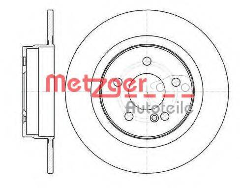 Тормозной диск METZGER 61070.00