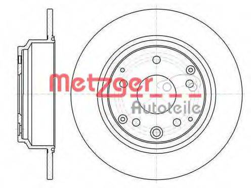 METZGER 6109000 Тормозной диск