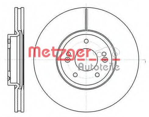 METZGER 6110210 Тормозной диск