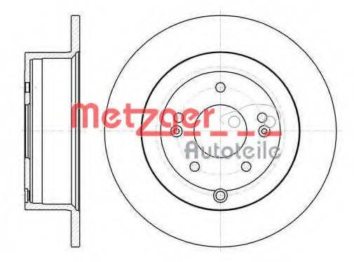 METZGER 6110600 Тормозной диск