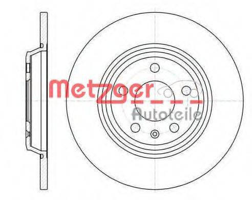 METZGER 6111200 Тормозной диск