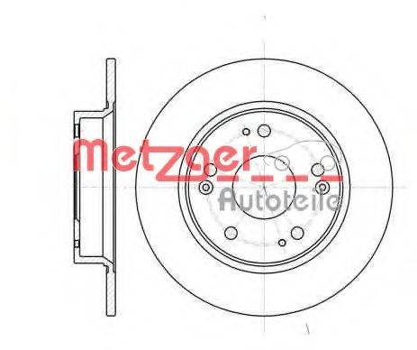 METZGER 6117500 Тормозной диск