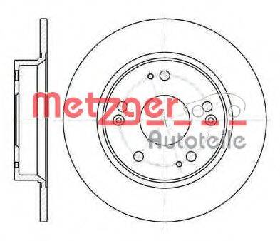 METZGER 6118210 Тормозной диск