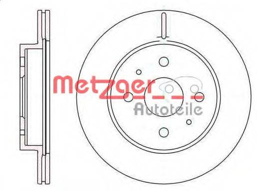 METZGER 6110277 Тормозной диск