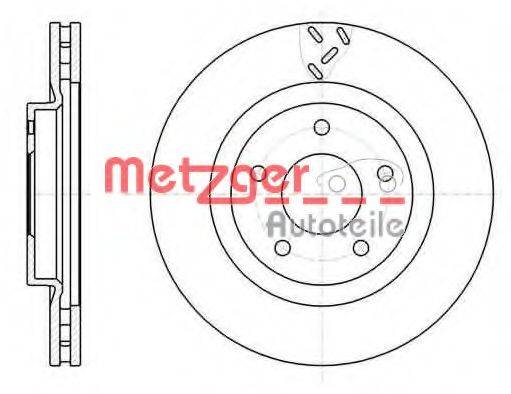 Тормозной диск METZGER 61200.10