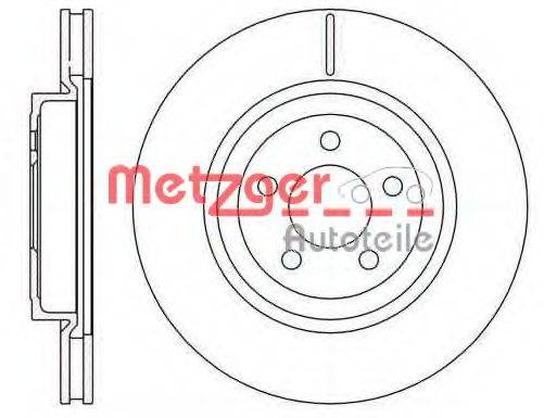 METZGER 6126910 Тормозной диск