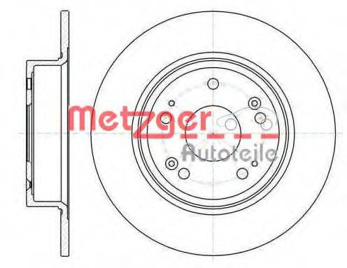 METZGER 6127800 Тормозной диск
