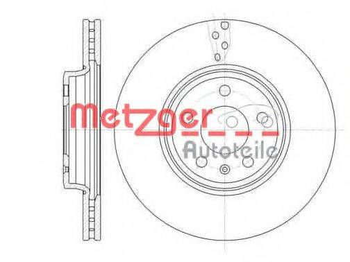 гальмівний диск METZGER 61292.10