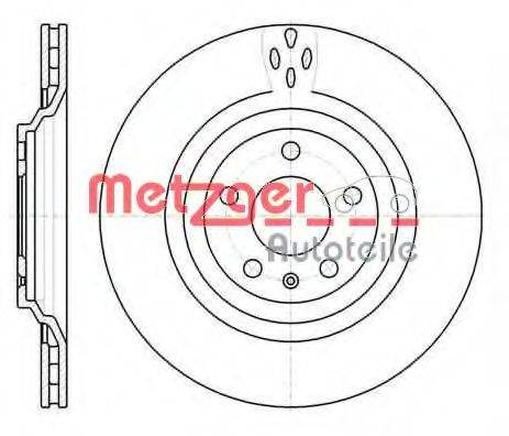Тормозной диск METZGER 61309.10