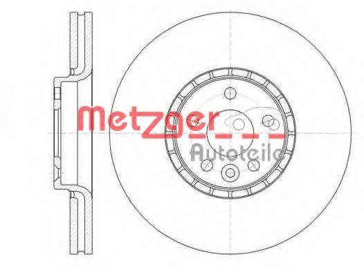 гальмівний диск METZGER 61319.10