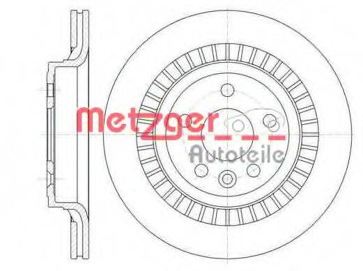 Тормозной диск METZGER 61320.10