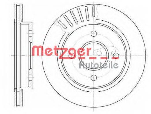 METZGER 616010 Тормозной диск