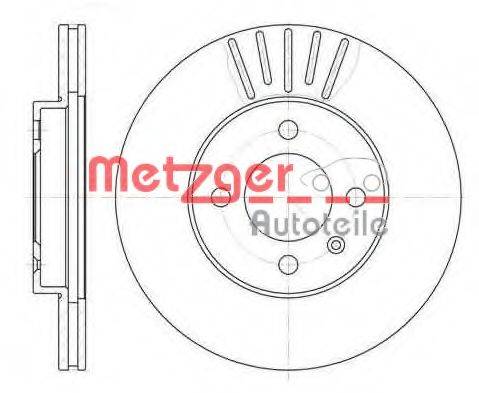гальмівний диск METZGER 6175.10