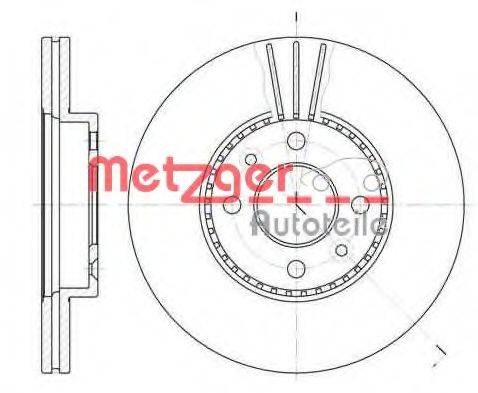 METZGER 6110406 гальмівний диск