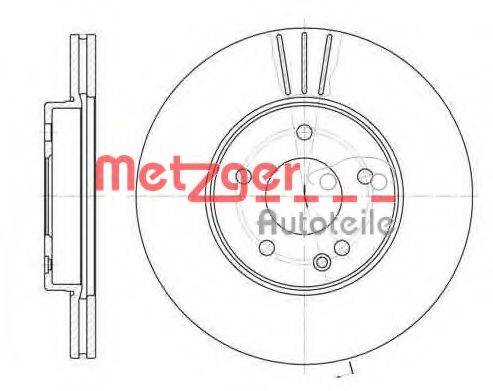Тормозной диск METZGER 6313.10