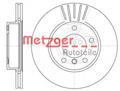 Тормозной диск METZGER 6324.10