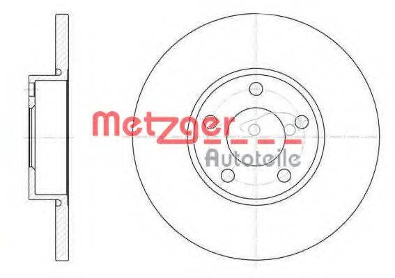 гальмівний диск METZGER 6327.00