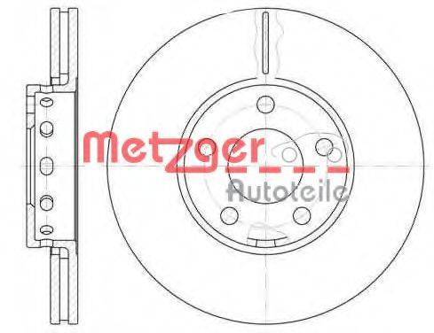 гальмівний диск METZGER 6328.10